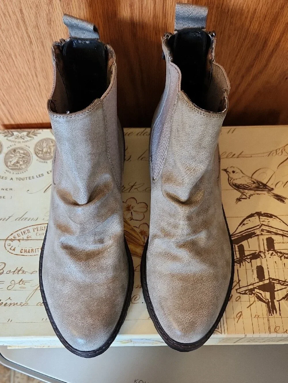 Blowfish Stone/Taupe  Chelsea Ankle Boots